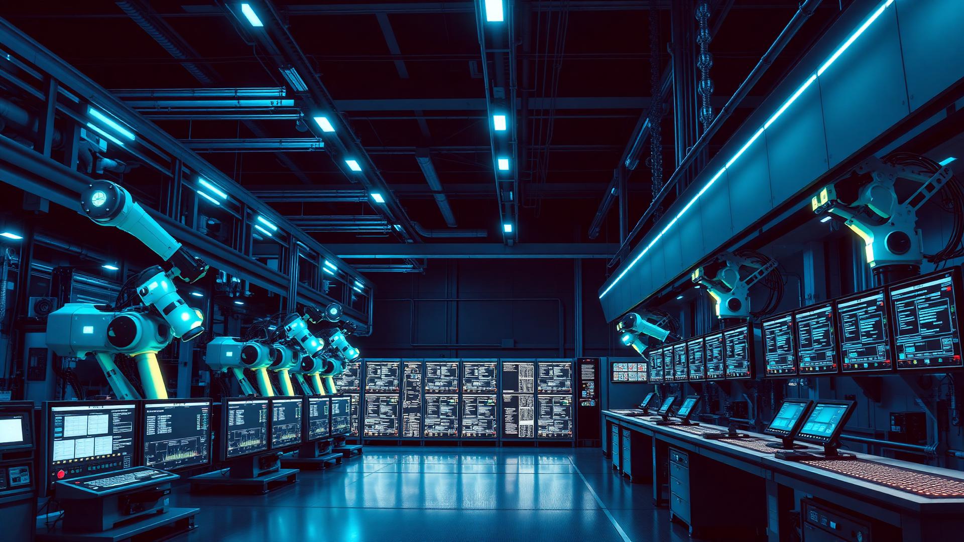 Industrial automation control room